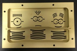 Minion Icing Insert Trays for Just Born Quality Confections.